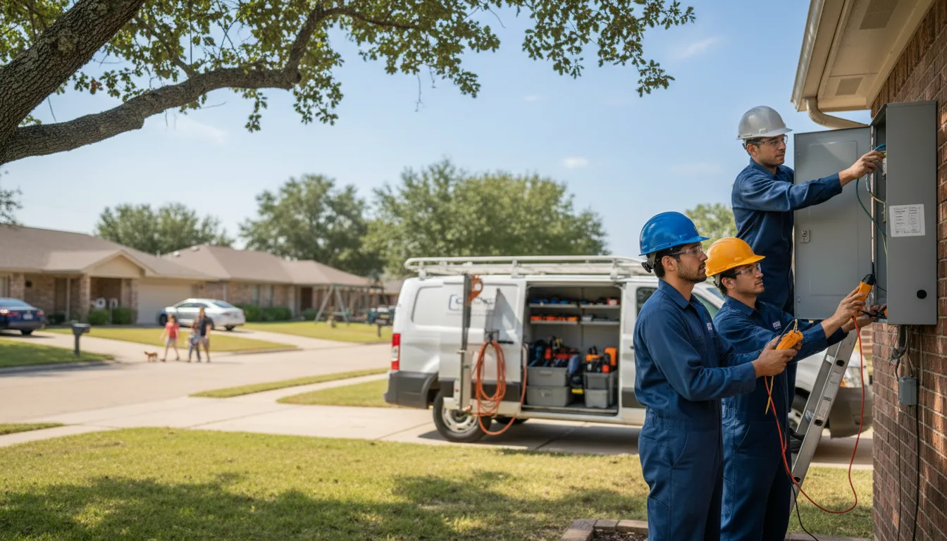 Certified electrician providing emergency electrical services in Mantador, ND
